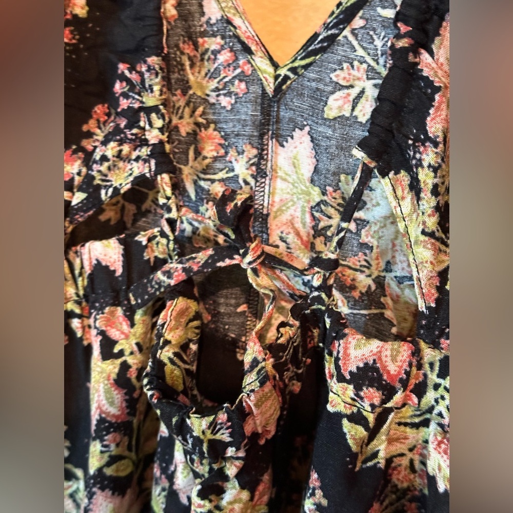 Free People Stand Out Printed Jumpsuit romper - Picture 8 of 8